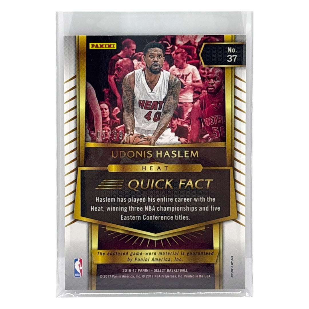 PANINI NBAカード SELECT PRIZM UDONIS HASLEM HEAT /99 #37 中古 IT1