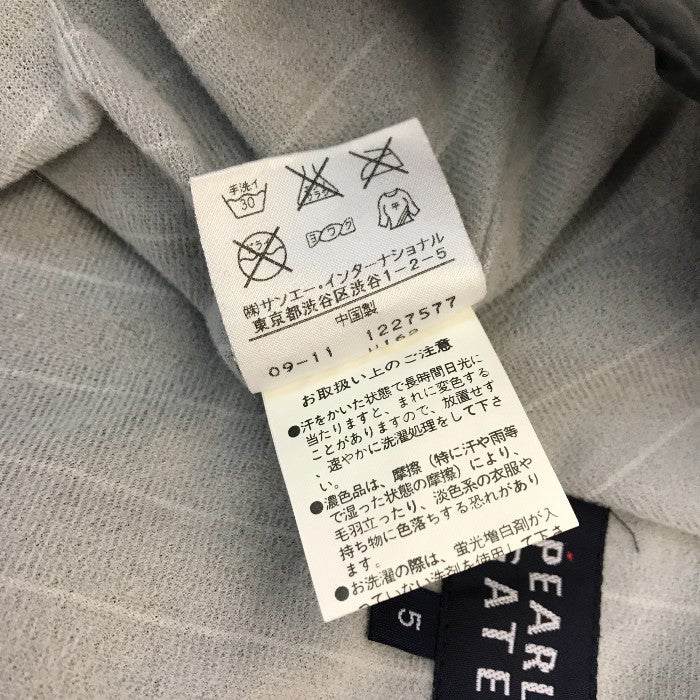 PEARLY GATES パーリーゲイツ パンツ メンズ ゴルフウェア 防風 蓄熱 防寒 裏起毛 ブラック 5(L)サイズ 053-236100 中古 T1