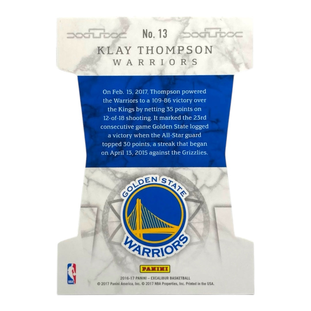 PANINI NBAカード EXCALIBUR DIE CUT KLAY THOMPSON WARRIORS #13 中古 IT2