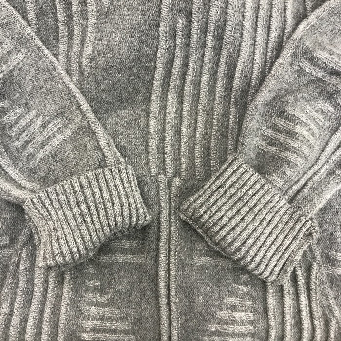 EMPORIO ARMANI エンポリオアルマーニ プルオーバーパーカー メンズ ウール フード グレー Sサイズ 中古 N1