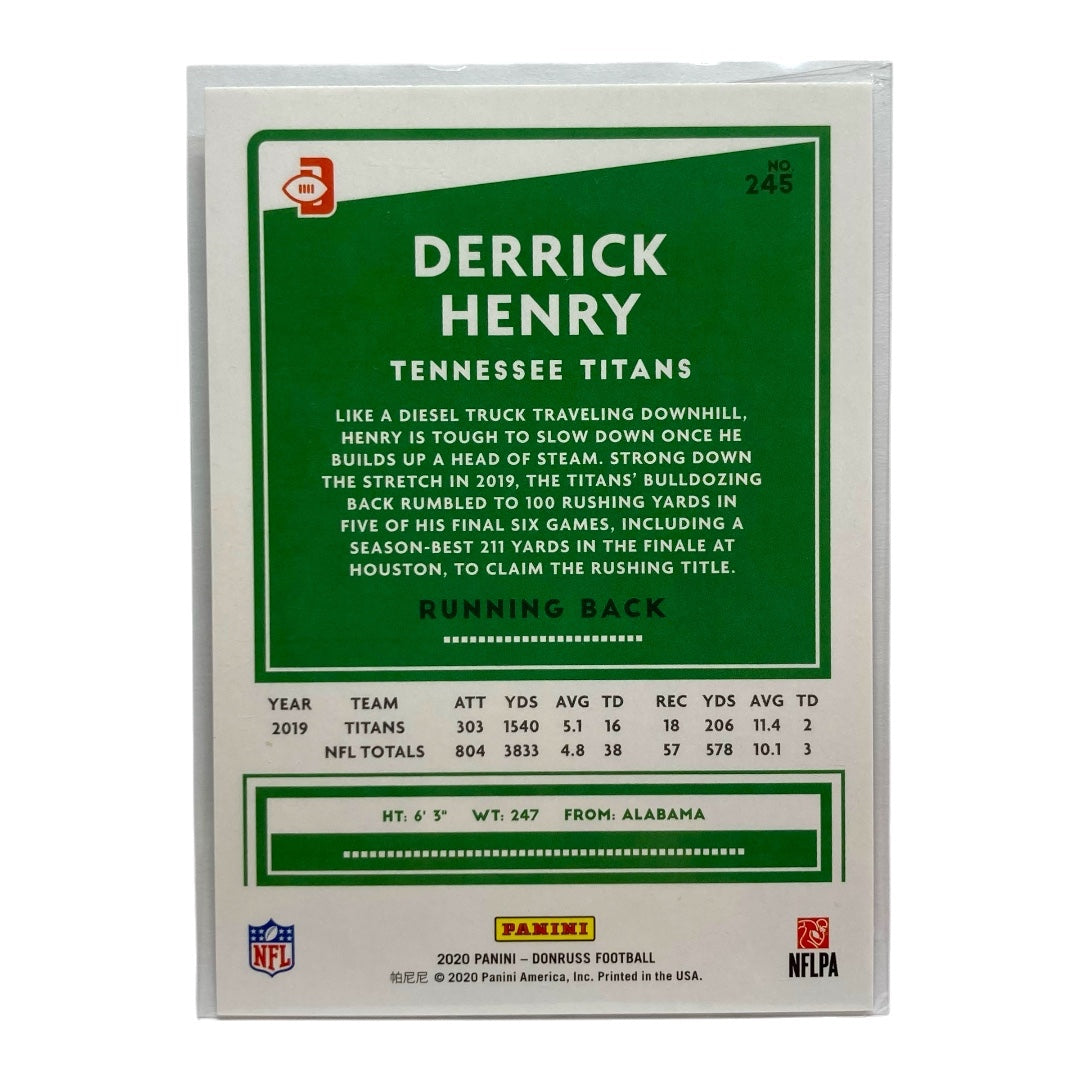PANINI NFLカード DONRUSS DERRICK HENRY TITANS 06/10 #245 中古 IT2