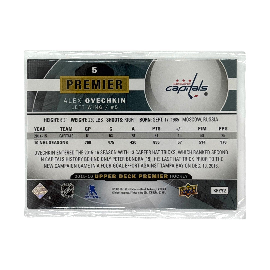 UPPER DECK NHLカード PREMIER ALEX OVECHKIN CAPITALS 071/399 #5 中古 IT1