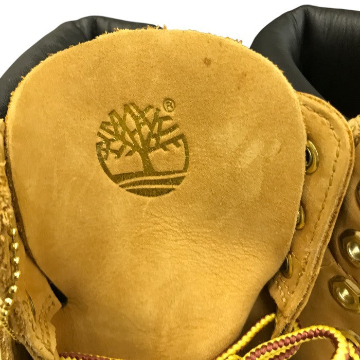 Timberland ティンバーランド 6インチ プレミアムブーツ メンズ レースアップ キャメル 26cm 6153B 中古 N1