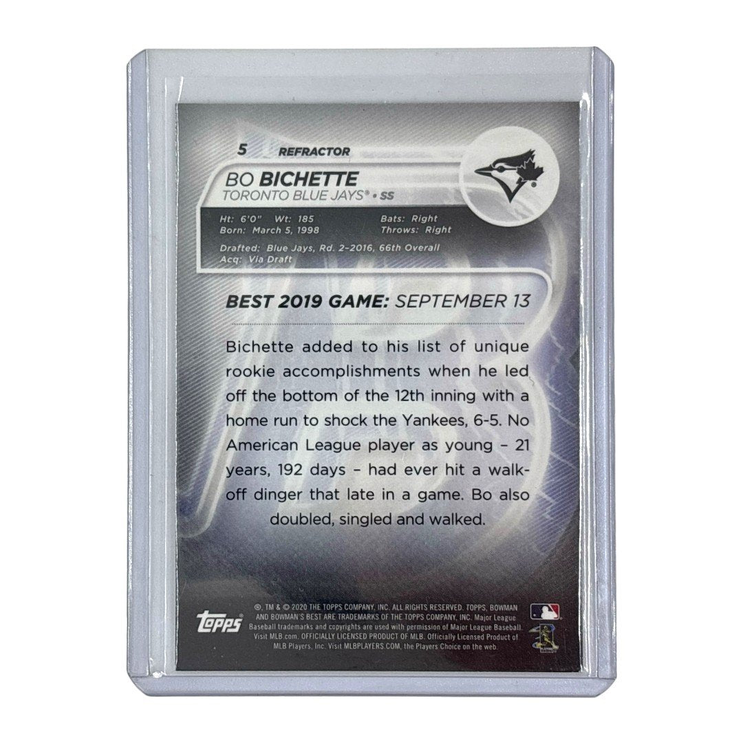 TOPPS MLBカード BOWMAN'S BEST BO BICHETTE TORONTO BLUE JAYS #5 中古 IT1
