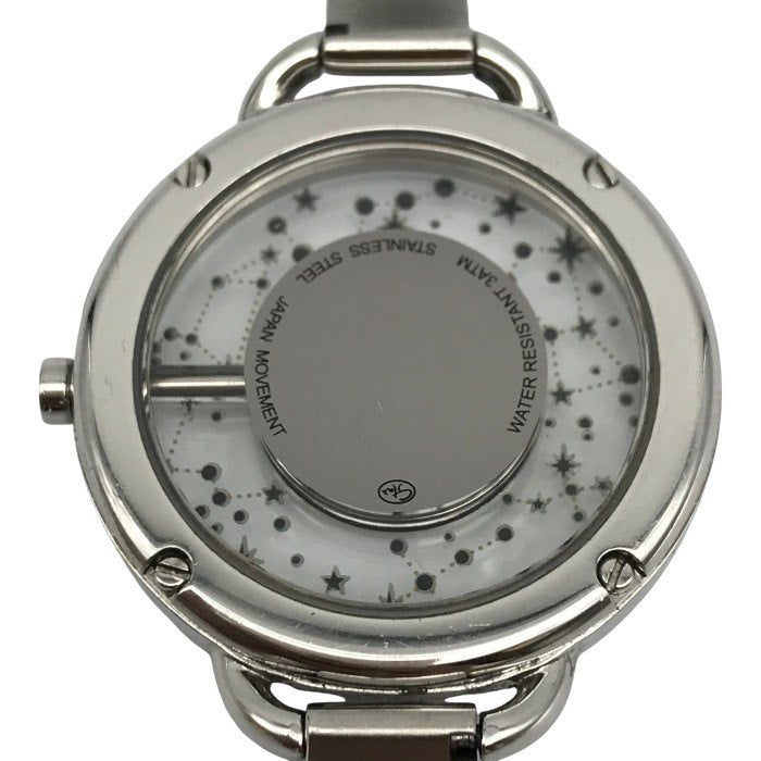 STAR JEWELRY スタージュエリー 腕時計 レディース アナログ クォーツ ラウンドフェイス 限定 星座 クリア シルバー/ホワイト 中古 T1