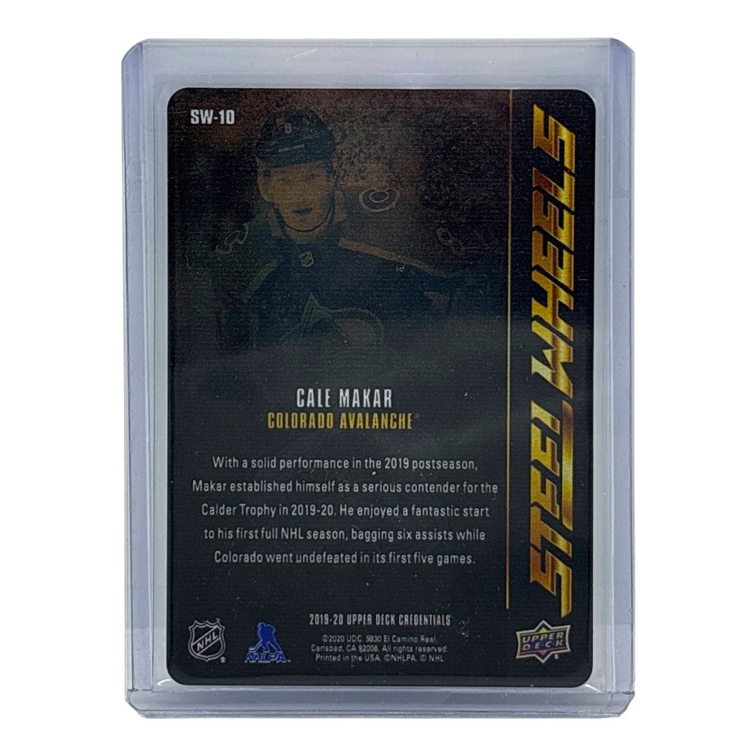 UPPER DECK NHLカード CREDENTIALS STEEL WHEELS CALE MAKAR COLORADO AVALANCHE /99 #SW-10 中古 IT1