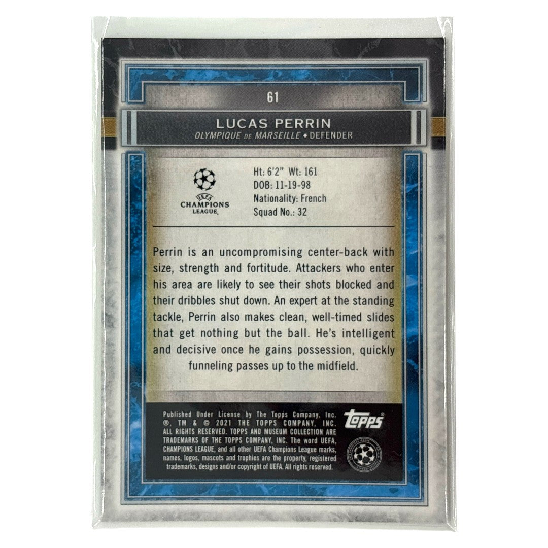 TOPPS サッカーカード MUSEUM COLLECTION LUCAS PERRIN OLYMPIQUE DE MARSEILLE 43/99 #61 中古 IT1