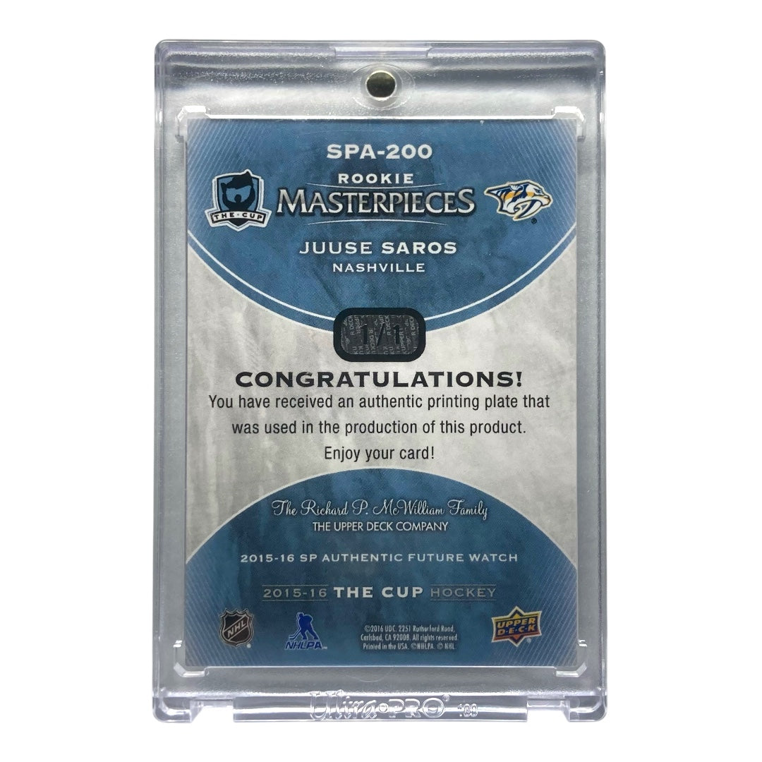 UPPER DECK NHLカード THE CUP JUUSE SAROS NASHVILLE #SPA-200 中古 IT2