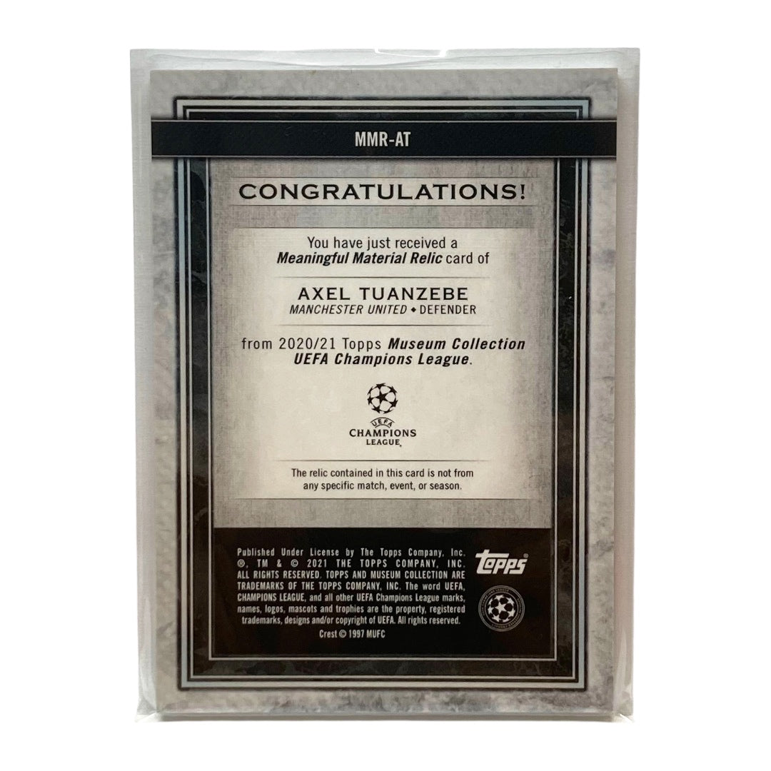 TOPPS サッカーカード MUSEUM COLLECTION AXEL TUANZEBE MANCHESTER UNITED 016/150 #MMR-AT 中古 IT2