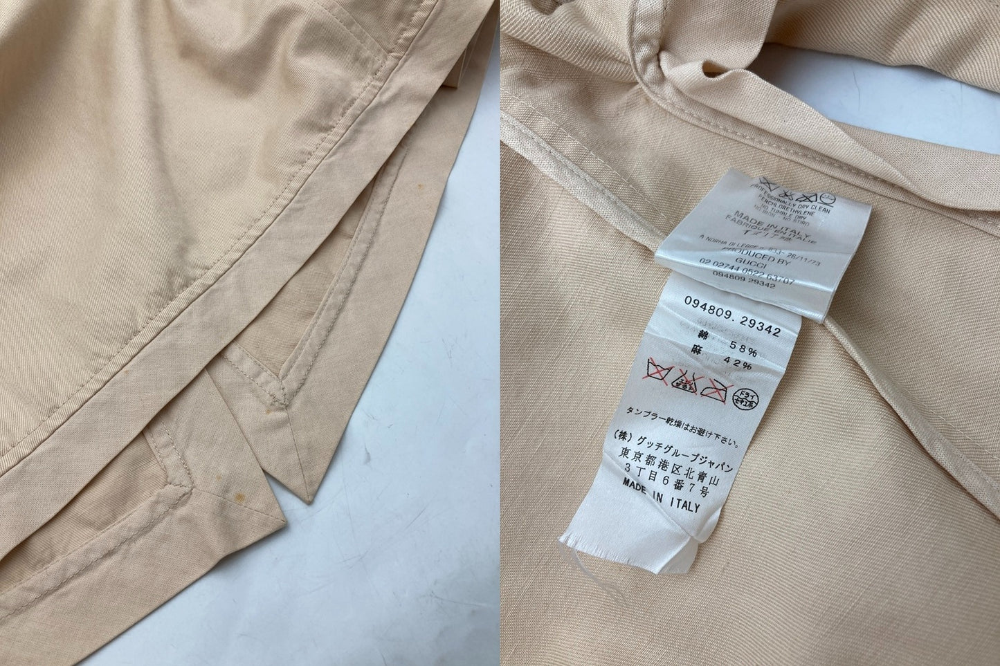 GUCCI グッチ 2002年 トムフォード期 変形ジャケット レディース サイズ40 中古 D4