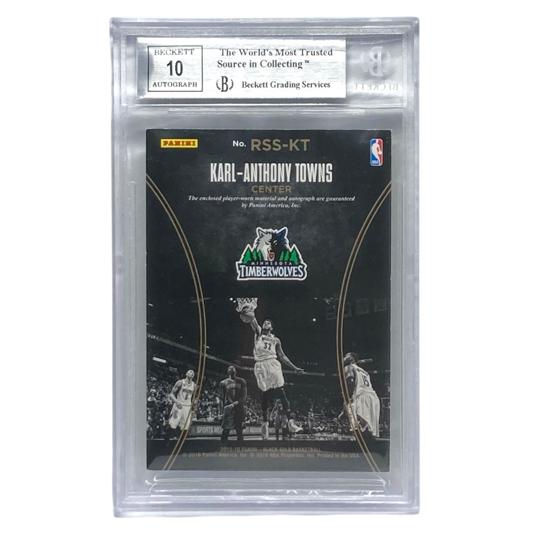 PANINI NBAカード BLACK GOLD KARL-ANTHONY TOWNS TIMBERWOLVES 39/99 #RSS-KT 中古 IT2