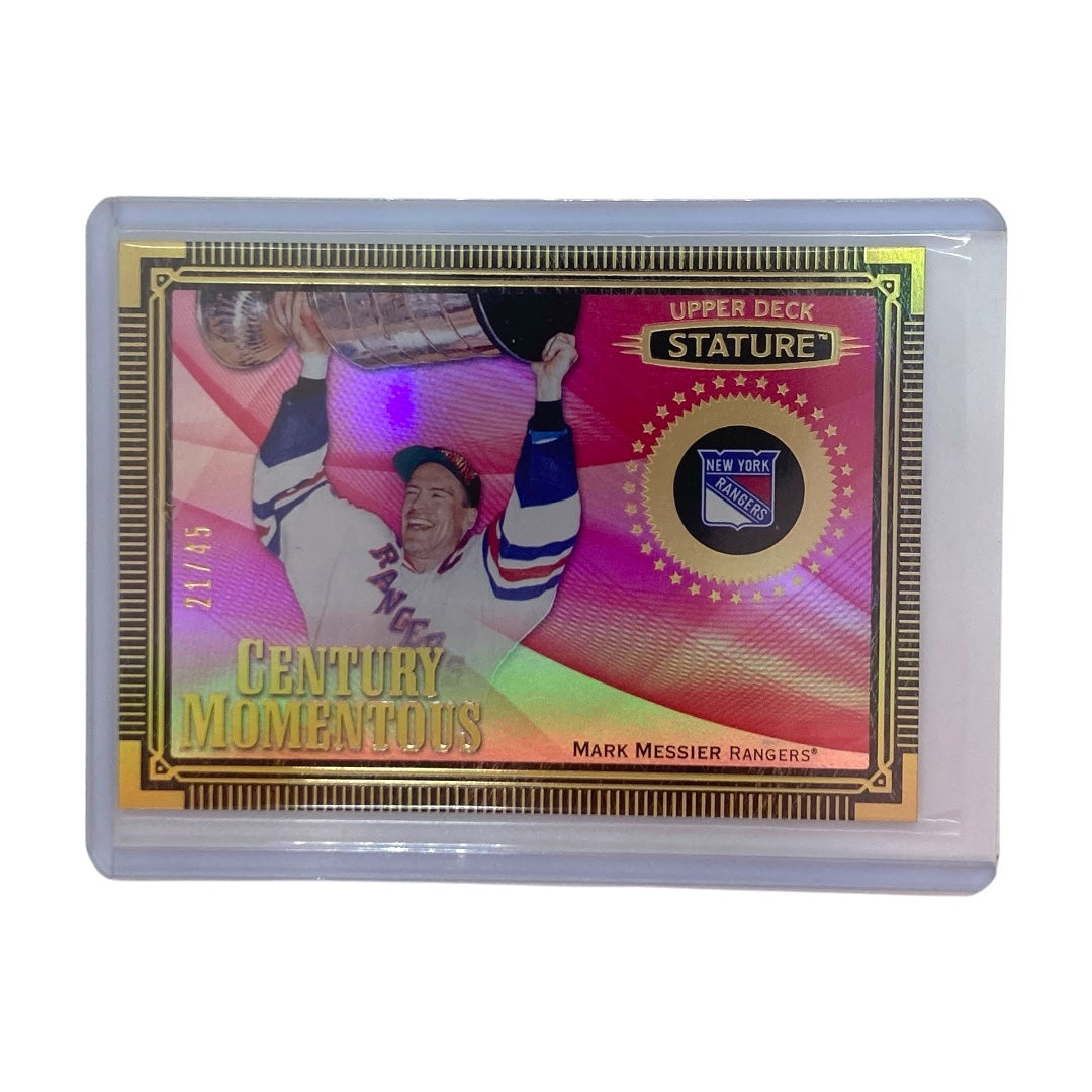 UPPER DECK NHLカード STATURE MARK MESSIER RANGERS 21/45 #CM-22 中古 IT2
