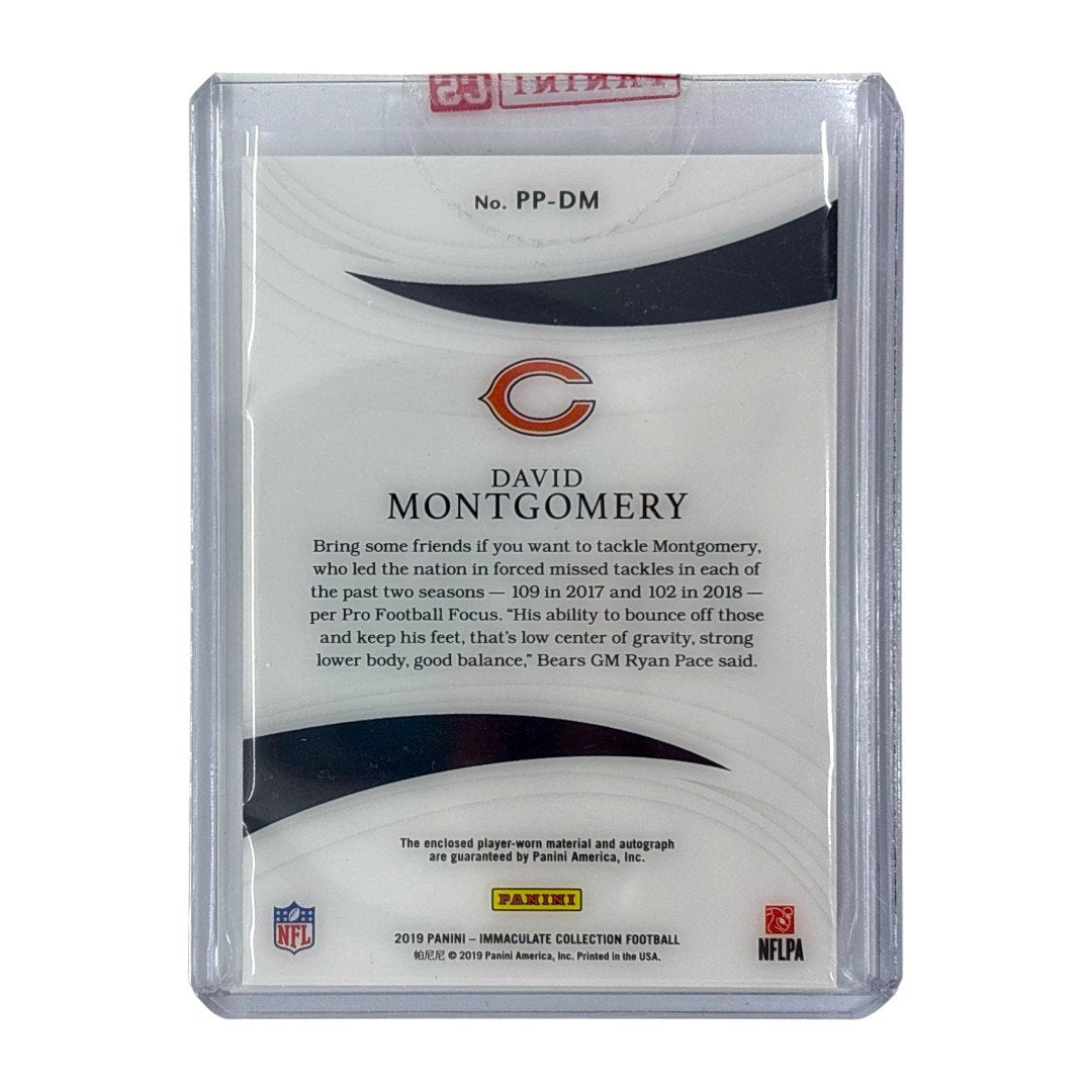 未開封品 PANINI NFLカード IMMACULATE COLLECTION DAVID MONTGOMERY CHICAGO BEARS 84/99 #PP-DM 中古 IT1