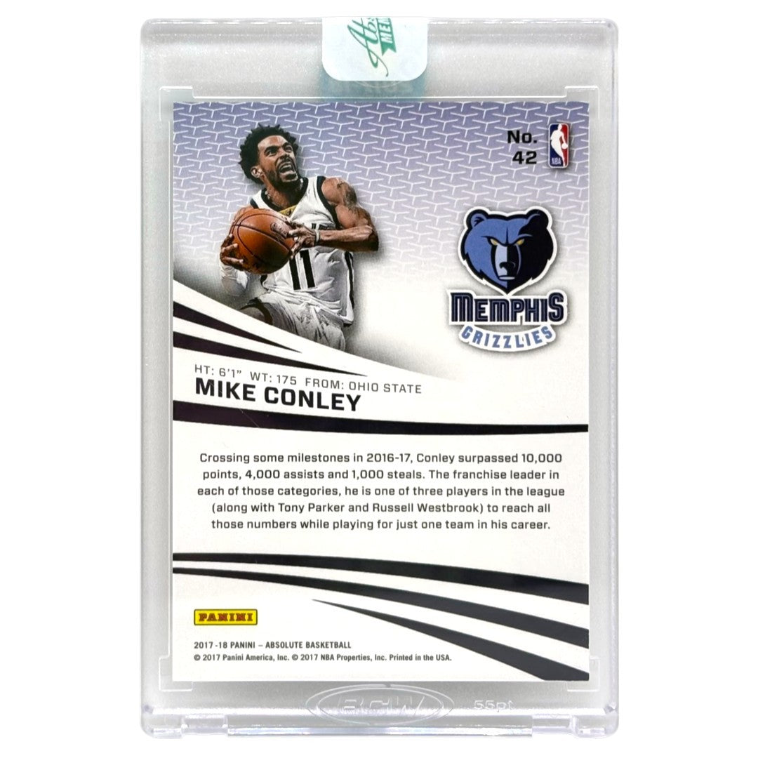 未開封品 PANINI NBAカード ABSOLUTE MIKE CONLEY GRIZZLIES #42 中古 IT1