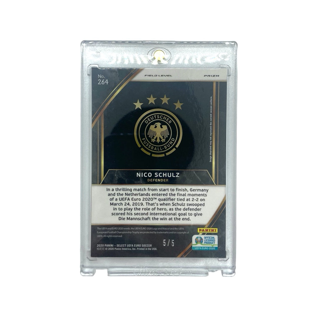 PANINI サッカーカード SELECT UEFA EURO PRIZM NICO SCHULZ GERMANY 5/5 #264 中古 IT1