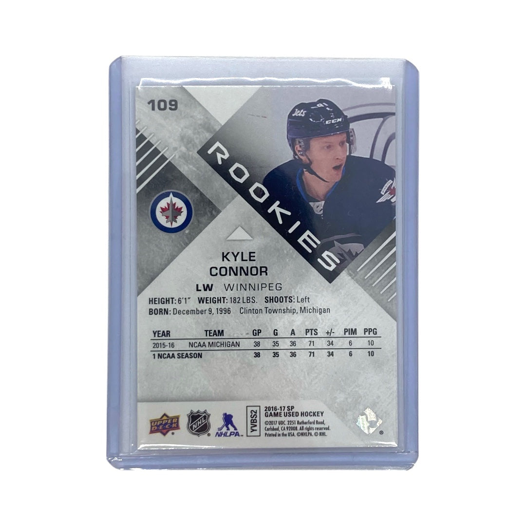 UPPER DECK NHLカード SP GAME USED KYLE CONNOR WINNIPEG JETS 113/115 #109 中古 IT2