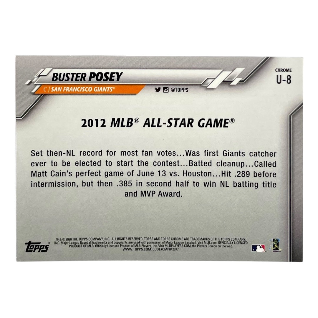 TOPPS MLBカード CHROME BUSTER POSEY SAN FRANCISCO GIANTS #U-8 中古 IT2