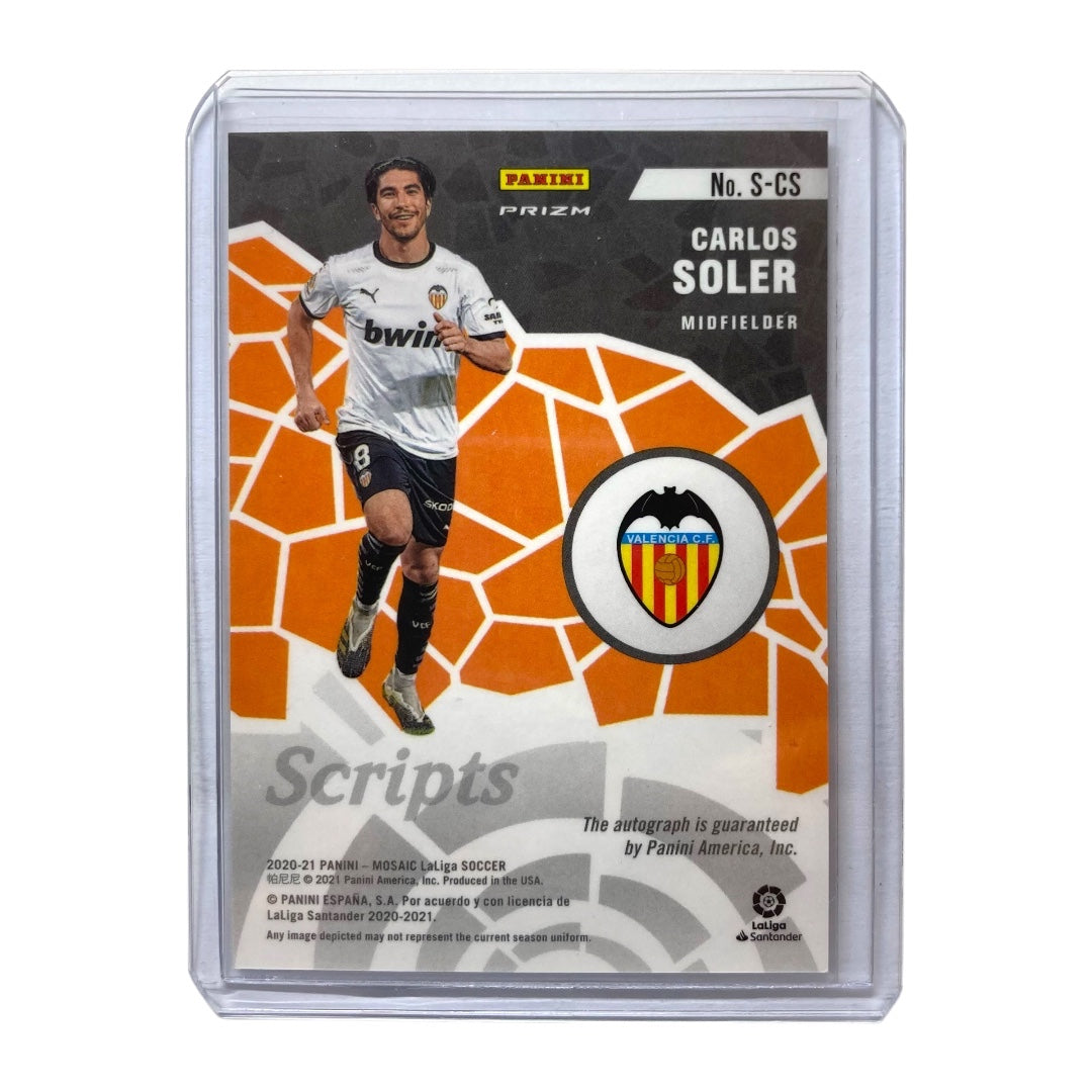 PANINI サッカーカード MOSAIC LALIGA PRIZM CARLOS SOLER VALENCIA #S-CS 中古 IT2