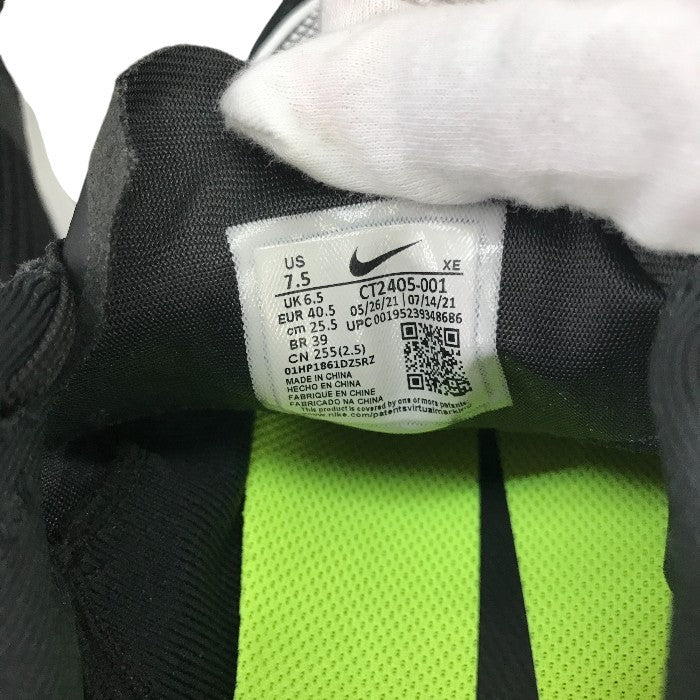 NIKE スニーカー ライバルフライ 3 メンズ オールシーズン ブラック 25.5cm CT2405-001 中古 M1