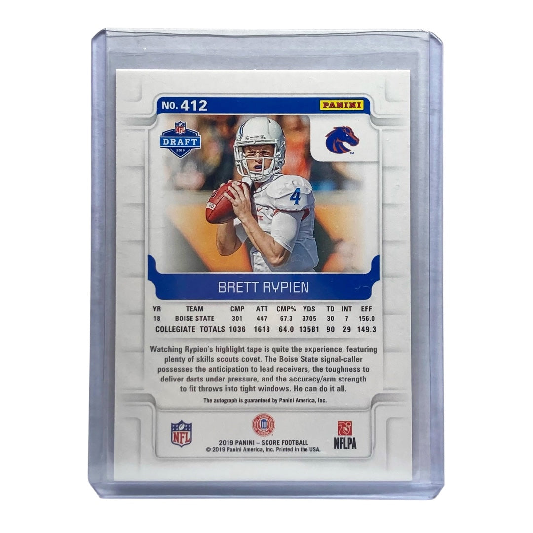 PANINI NFLカード SCORE BRETT RYPIEN BRONCOS #412 中古 IT2