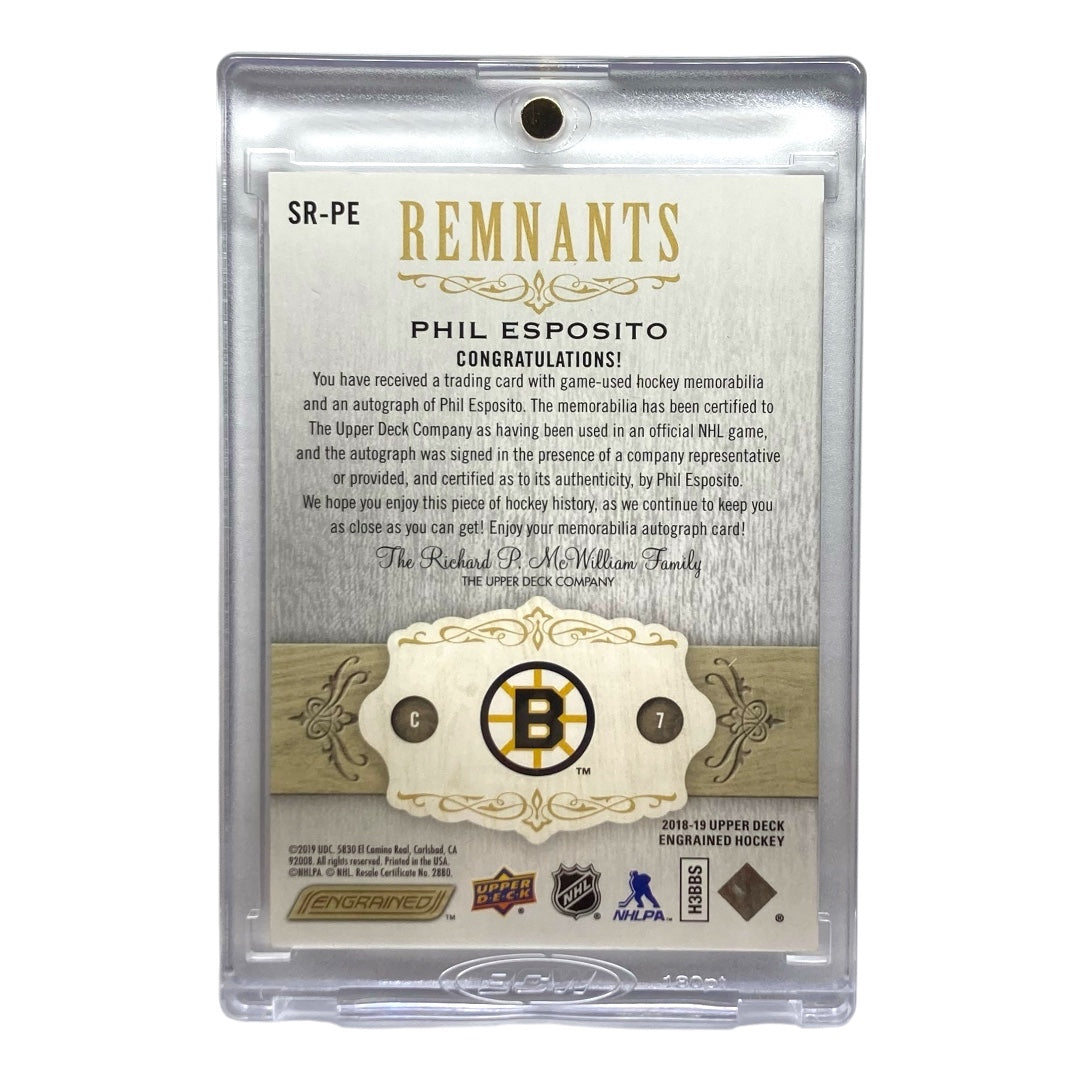 UPPER DECK NHLカード ENGRAINED PHIL ESPOSITO BRUINS 60/65 #SR-PE 中古 IT2
