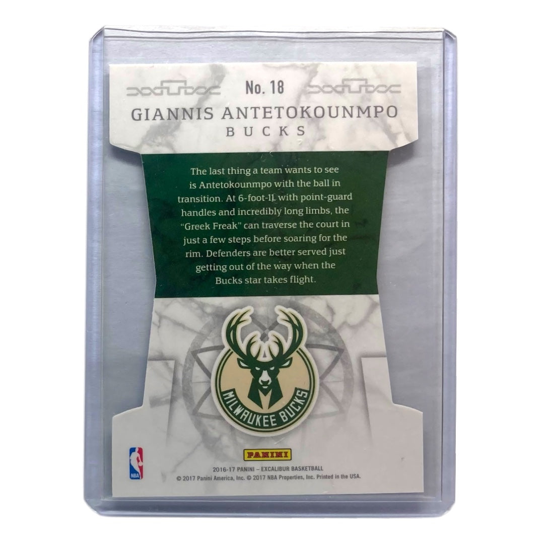 PANINI NBAカード EXCALIBUR DIE CUT GIANNIS ANTETOKOUNMPO BUCKS #18 中古 IT2