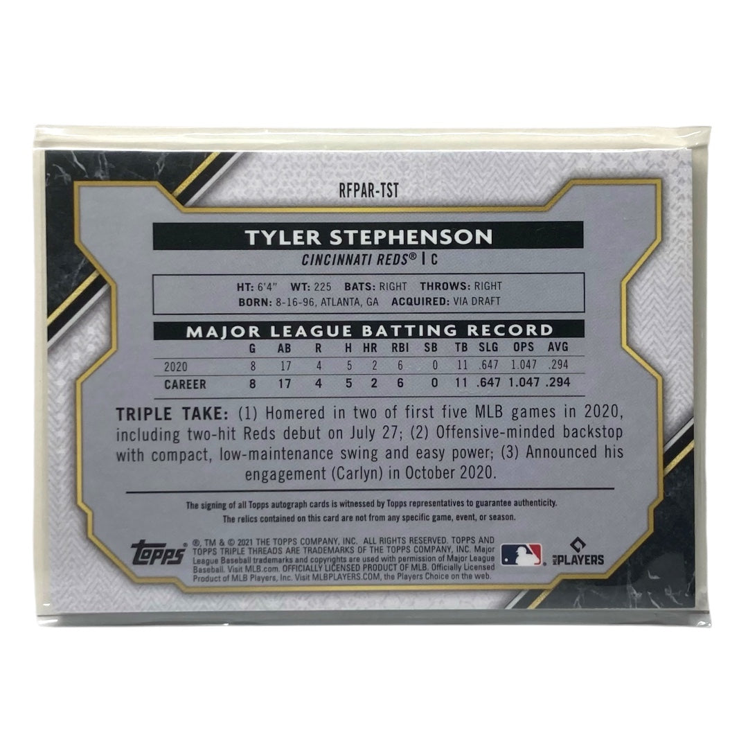 TOPPS MLBカード TRIPLE THREADS TYLER STEPHENSON REDS 06/25 #RFPAR-TST 中古 IT2