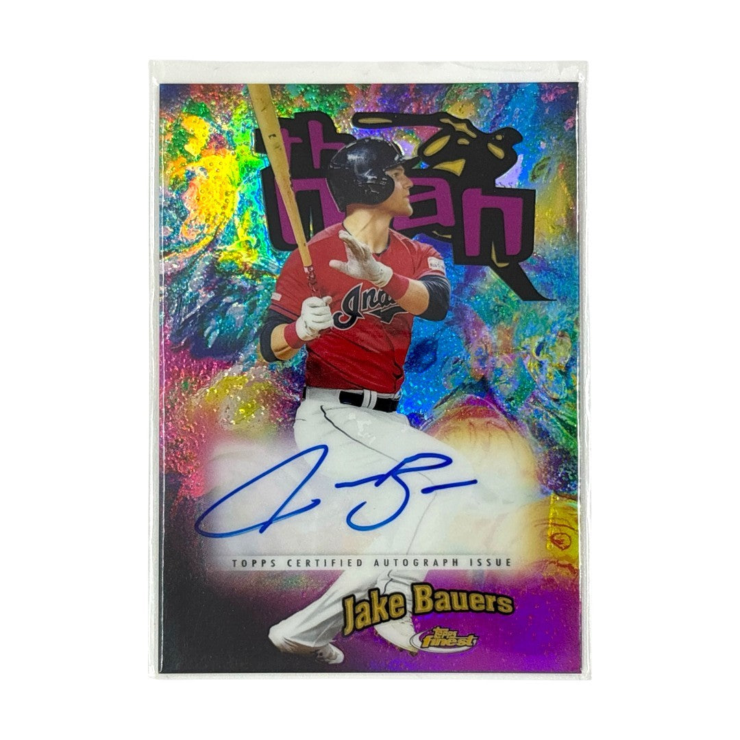 TOPPS MLBカード FINEST JAKE BAUERS CLEVELAND INDIANS 65/99 #FTMA-JB 中古 IT1