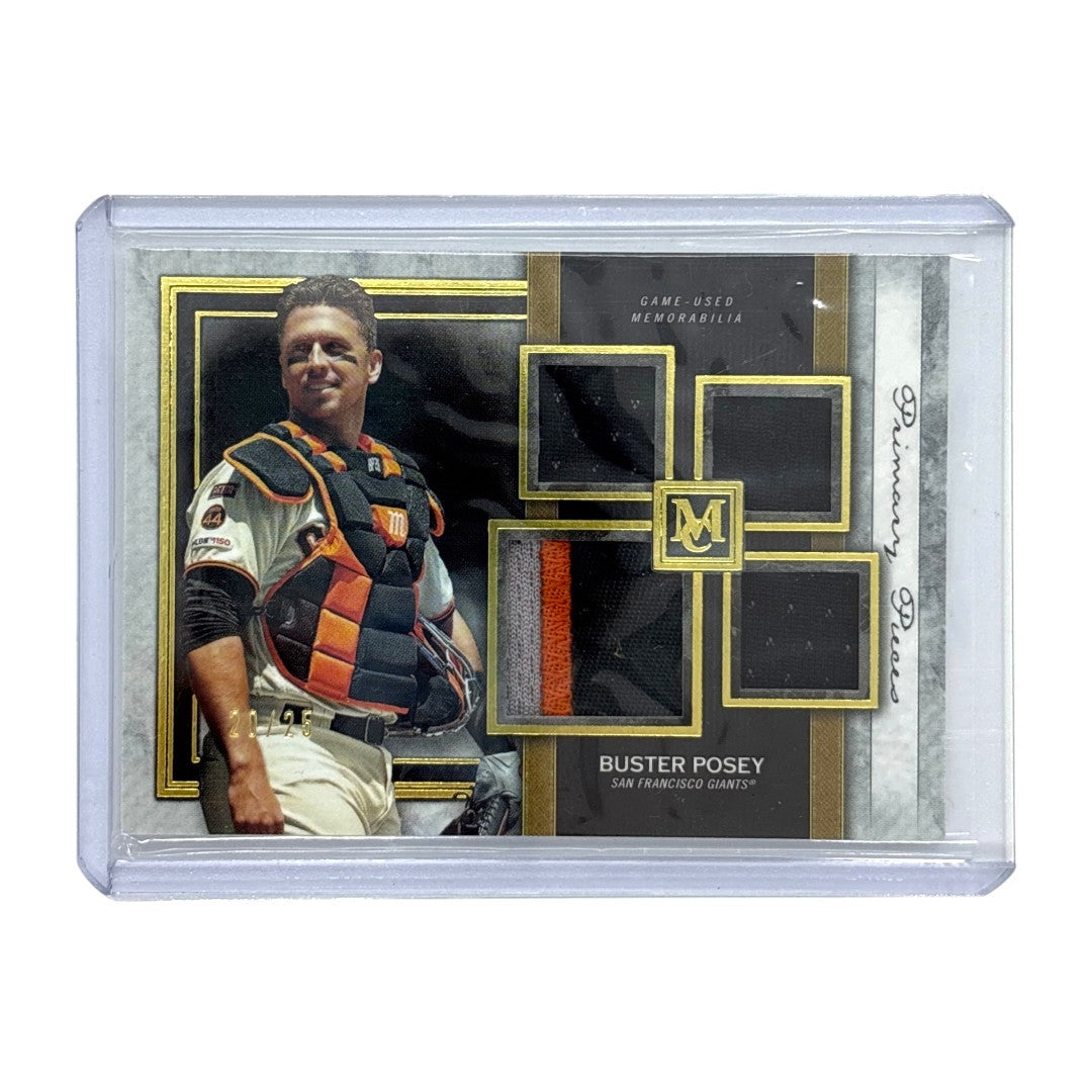 TOPPS MLBカード MUSEUM COLLECTION BUSTER POSEY SAN FRANCISCO GIANTS 20/25 #SPQR-BP 送料無料 中古 IT1 TOPPS MLBカード MUSEUM COLLECTION BUSTER POSEY SAN FRANCISCO