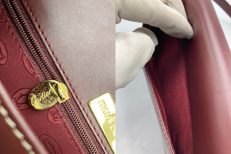 Cartier カルティエ マストライン 2WAY ショルダーバッグ クラッチバッグ 中古 D4