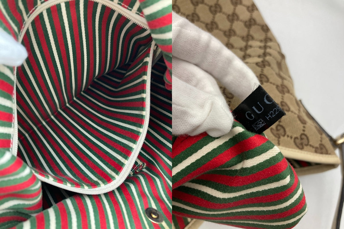 GUCCI グッチ GGキャンバス ワンショルダーバッグ 169947 中古 D4