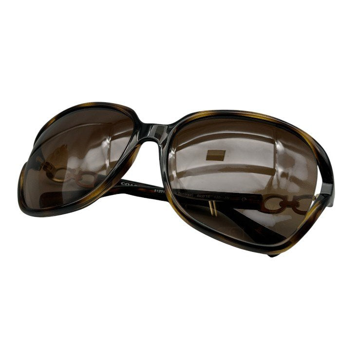 COACH コーチ サングラス レディース べっこう柄 ブラウン HC8145 L948 512013 ブランド 服飾 小物 カラーレンズ 中古 W1