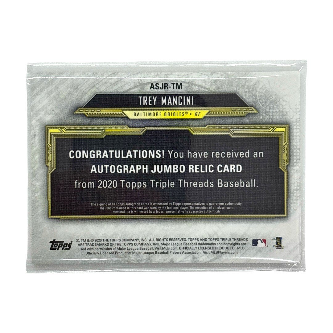 TOPPS MLBカード TRIPLE THREADS TREY MANCINI BALTIMORE ORIOLES 03/25 #ASJR-TM 中古 IT1