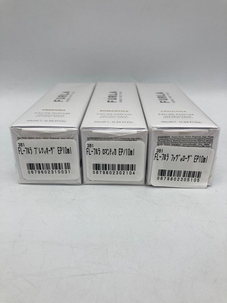 FURLA フルラ オードパルファム 10ml プレツィオーザ ロマンティカ ファヴォローザ 3点セット 中古 D4