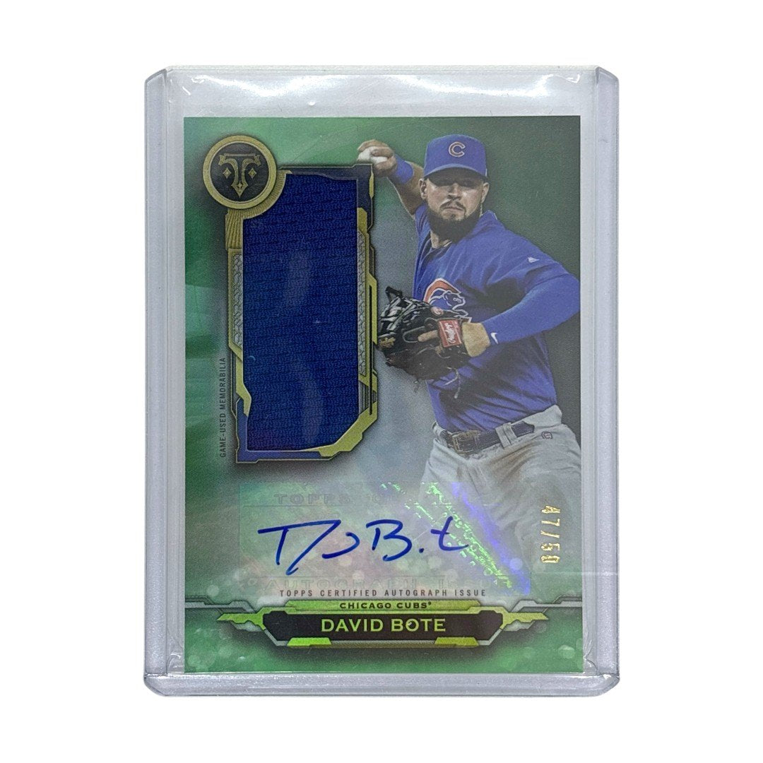 TOPPS MLBカード TRIPLE THREADS DAVID BOTE CHICAGO CUBS 47/50 #AUJR-DB 中古 IT1