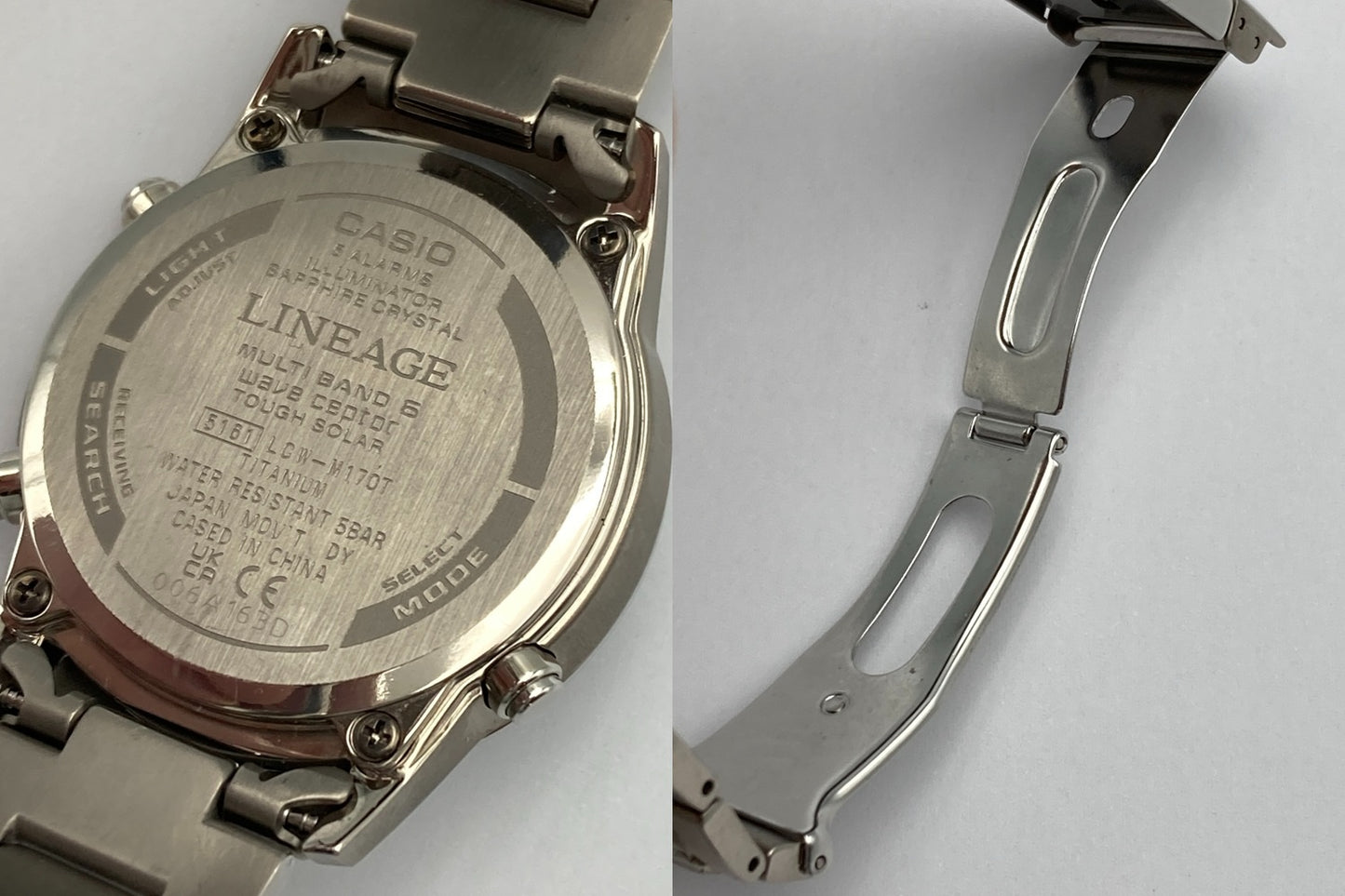 CASIO LINEAGE カシオ リニエージ 電波ソーラー 腕時計 LCW-M170T-7AJF 中古 D4