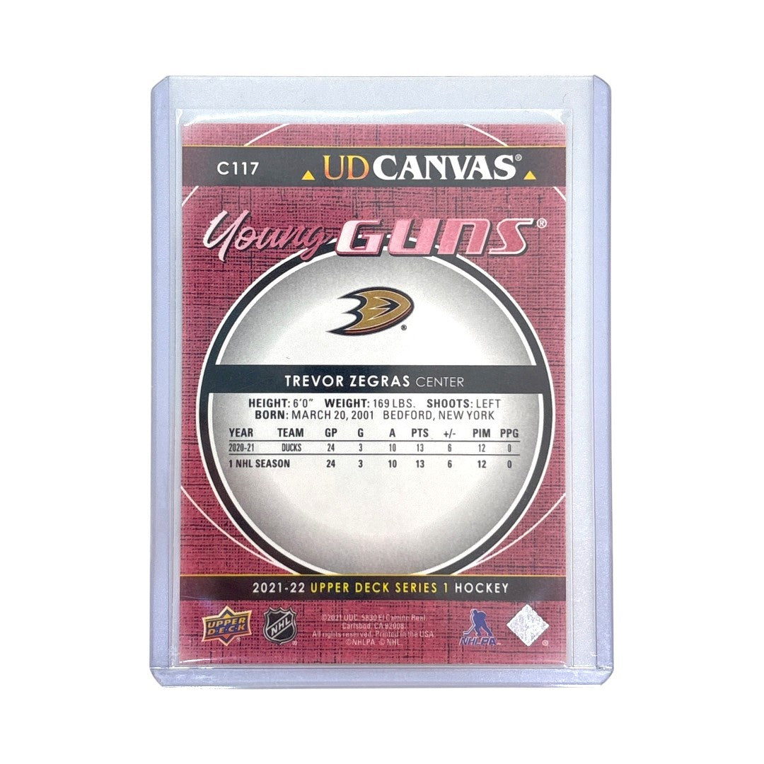 UPPER DECK NHLカード SERIES 1 TREVOR ZEGRAS DUCKS #C117 中古 IT1