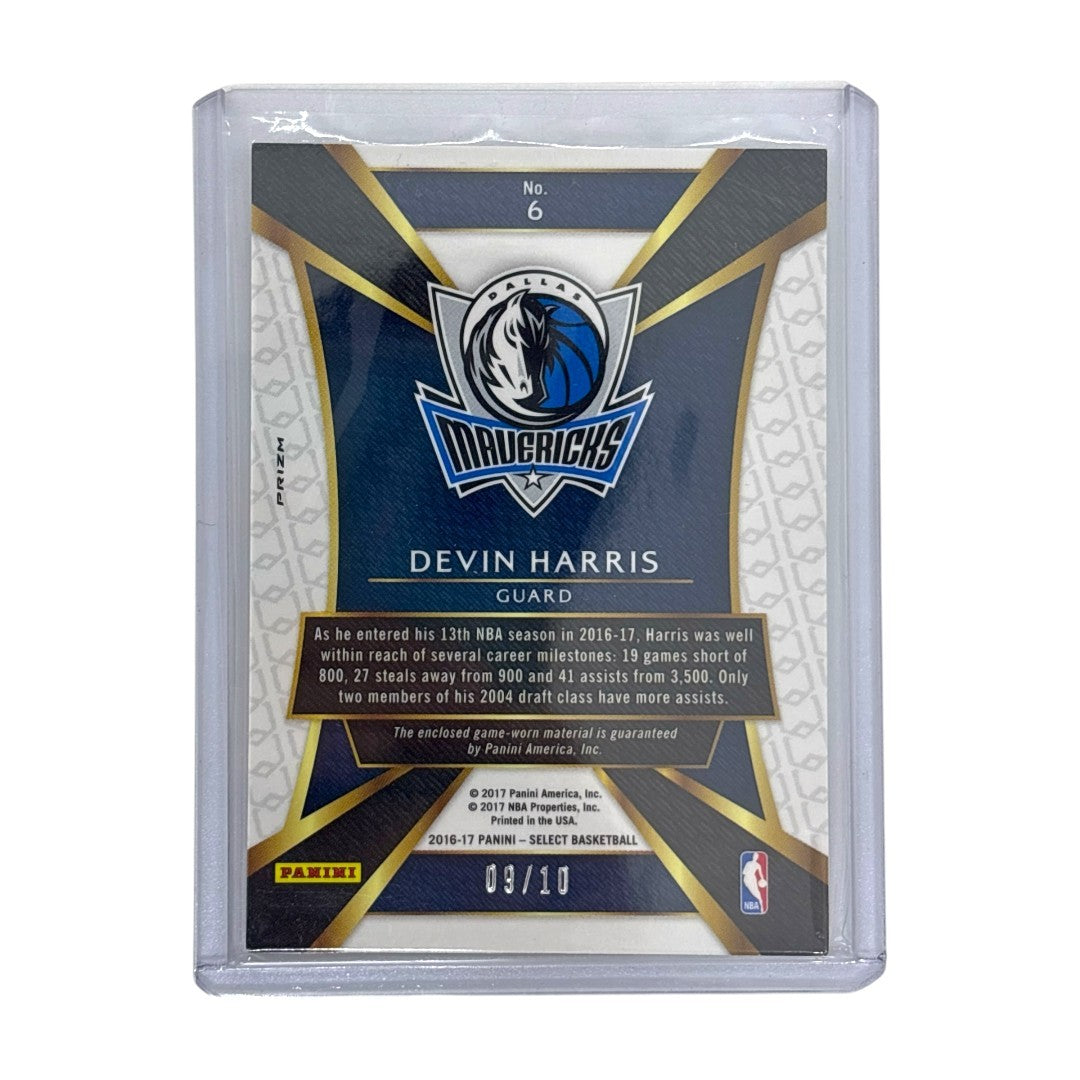 PANINI NBAカード SELECT SPARKS PRIZM DEVIN HARRIS MAVERICKS 09/10 #6 中古 IT1