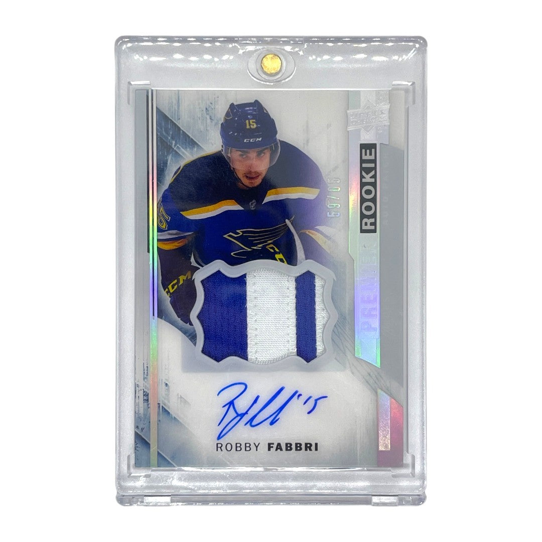 UPPER DECK NHLカード PREMIER ROBBY FABBRI ST. LOUIS BLUES 59/65 #112 中古 IT1