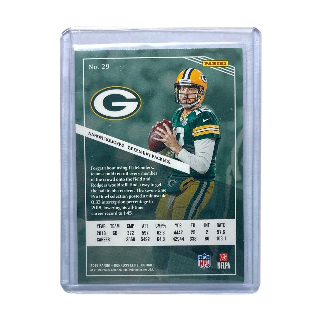 PANINI NFLカード DONRUSS ELITE AARON RODGERS PACKERS /88 #29 中古 IT2