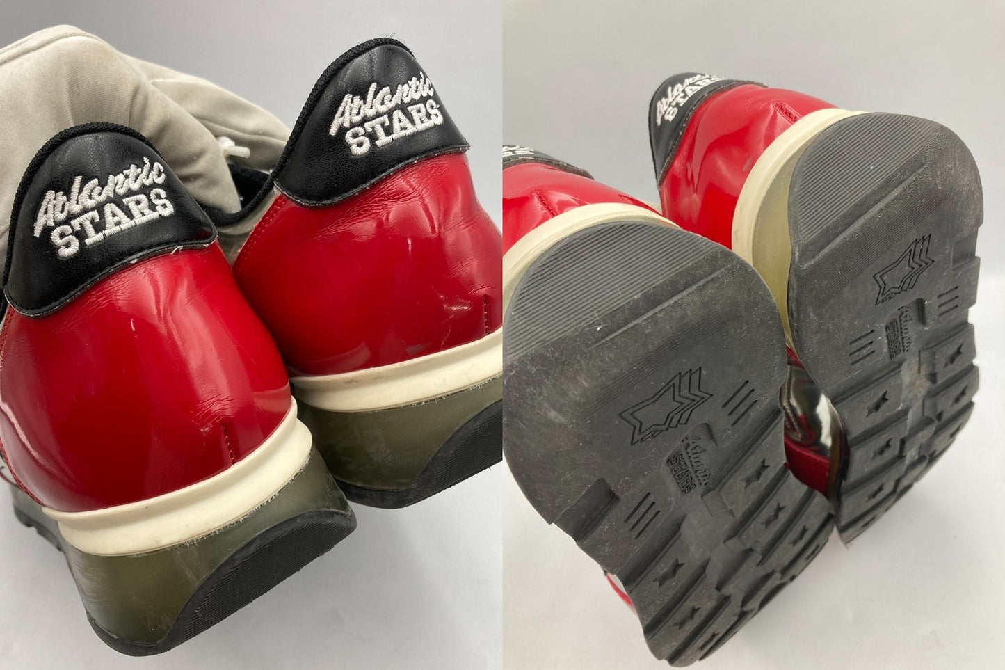 Atlantic STARS アトランティックスターズ エナメル ローカットスニーカー サイズ43 中古 D4