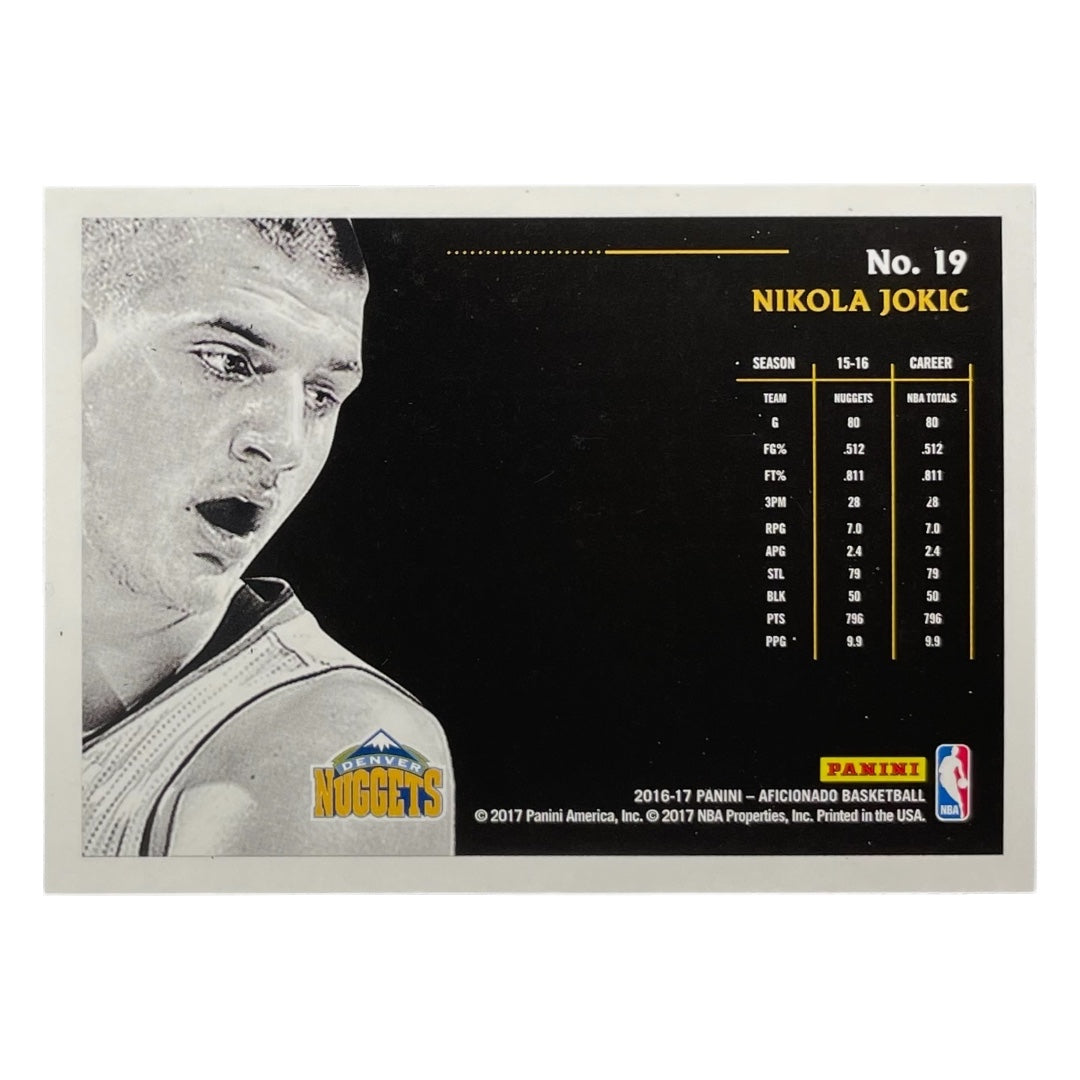 PANINI NBAカード AFICIONADO NIKOLA JOKIC NUGGETS #19 中古 IT2