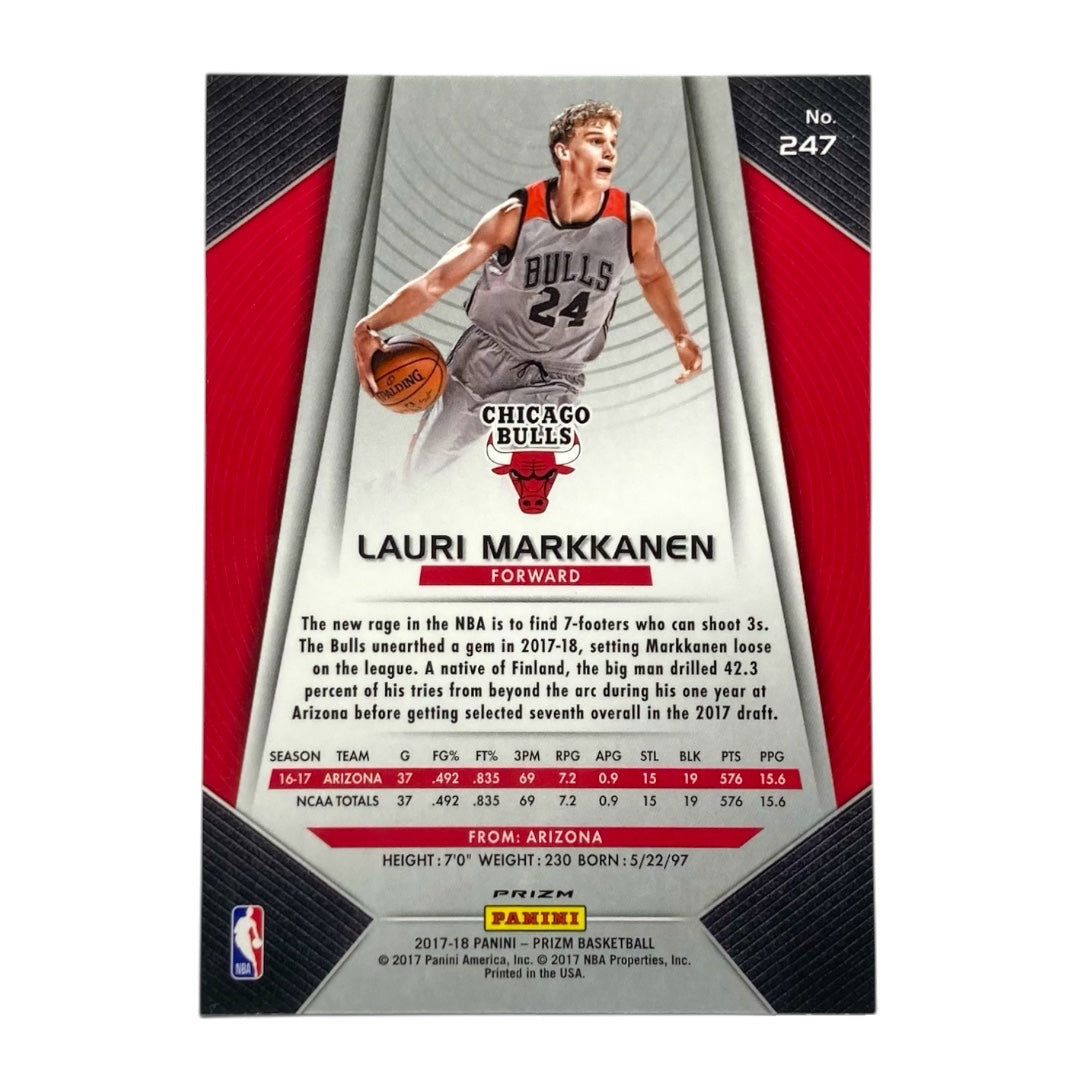 PANINI NBAカード PRIZM LAURI MARKKANEN CHICAGO BULLS #247 中古 IT2