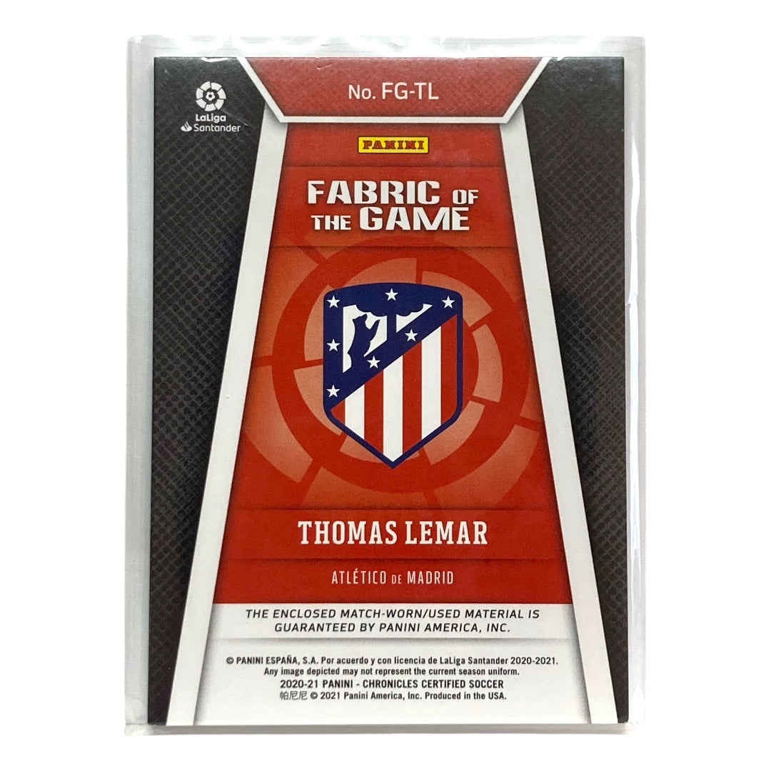 PANINI サッカーカードCHRONICLES CERTIFIED THOMAS LEMAR ATLETICO DE MADRID 01/49 #FG-TL 中古 IT2