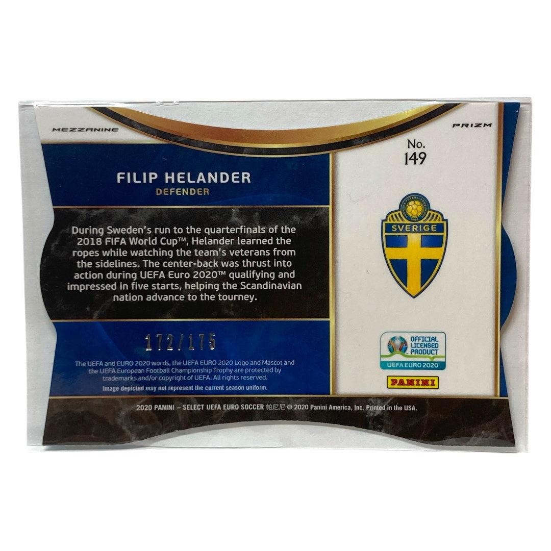 PANINI サッカーカード SELECT UEFA EURO PRIZM FILIP HELANDER SVERIGE 172/175 #149 中古 IT2