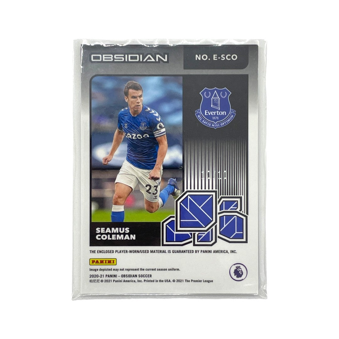 PANINI サッカーカード OBSIDIAN ERUPTION SEAMUS COLEMAN EVERTON 10/10 #E-SCO 中古 IT1