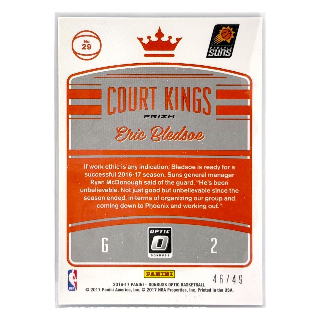 PANINI NBAカード DONRUSS OPTIC PRIZM ERIC BLEDSOE PHOENIX SUNS /49 #29 中古 IT1