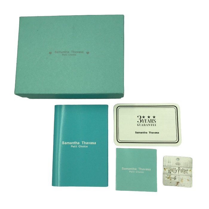 Samantha Thavasa Petit Choice サマンサタバサプチチョイス ×ハリーポッター ハッフルパフ 二つ折り財布 イエロー コンパクト コラボ レディース かわいい 中古 KW1