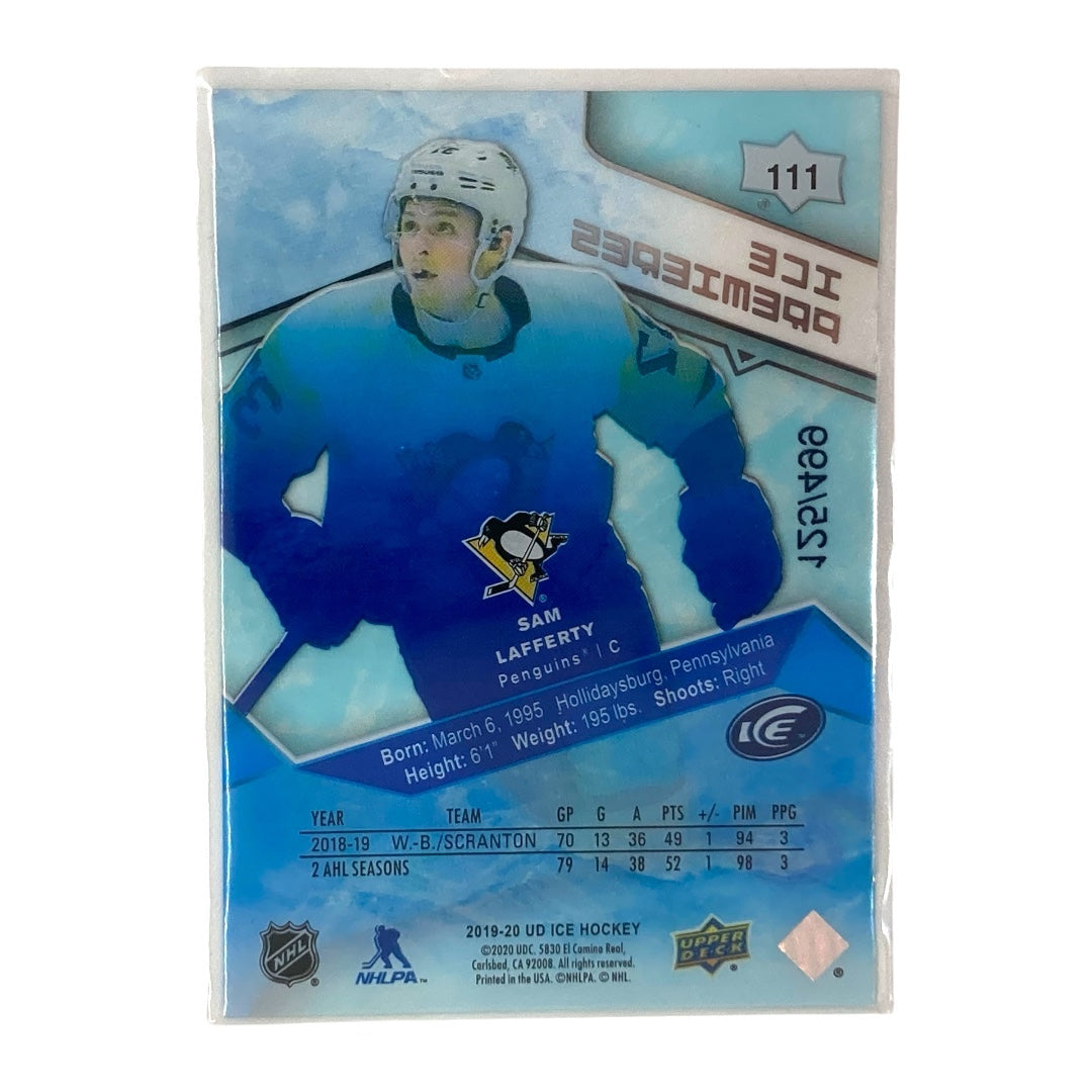 UPPER DECK NHLカード ICE SAM LAFFERTY PENGUINS 125/499 #111 中古 IT2