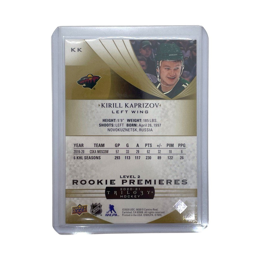 UPPER DECK NHLカード TRILOGY KIRILL KAPRIZOV WILD 472/499 #KK 中古 IT1